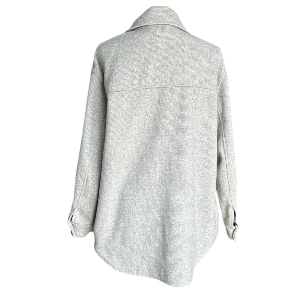 Gray Button-Up Jacket - Picture 4 of 5